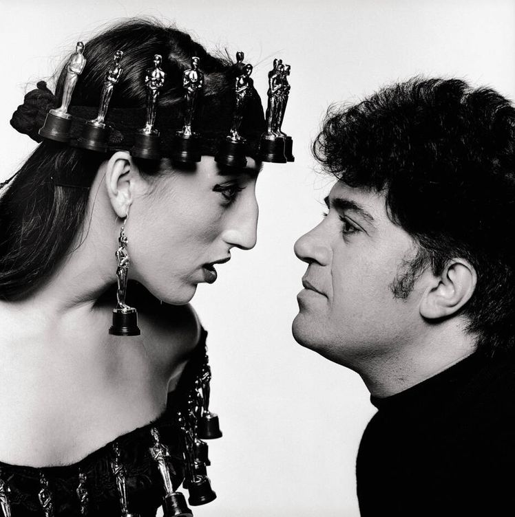 Una fotografía de Socías de Almodóvar y Rossy de Palma tomada en 1988. (Cedida)