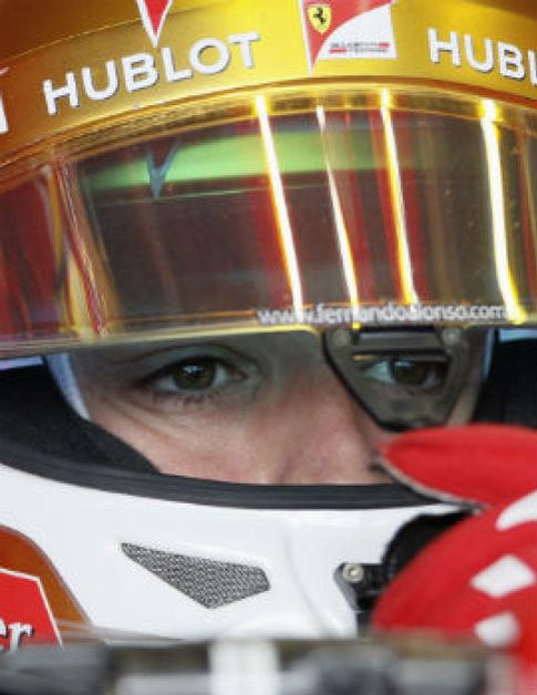 Foto: Alonso explica cómo la "temperatura" afectó negativamente a su Ferrari