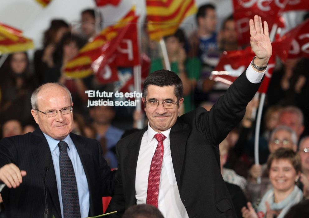 Foto: El expresidente de la Generalitat José Montilla (i) y el lehendakari Patxi López (d). (Efe)