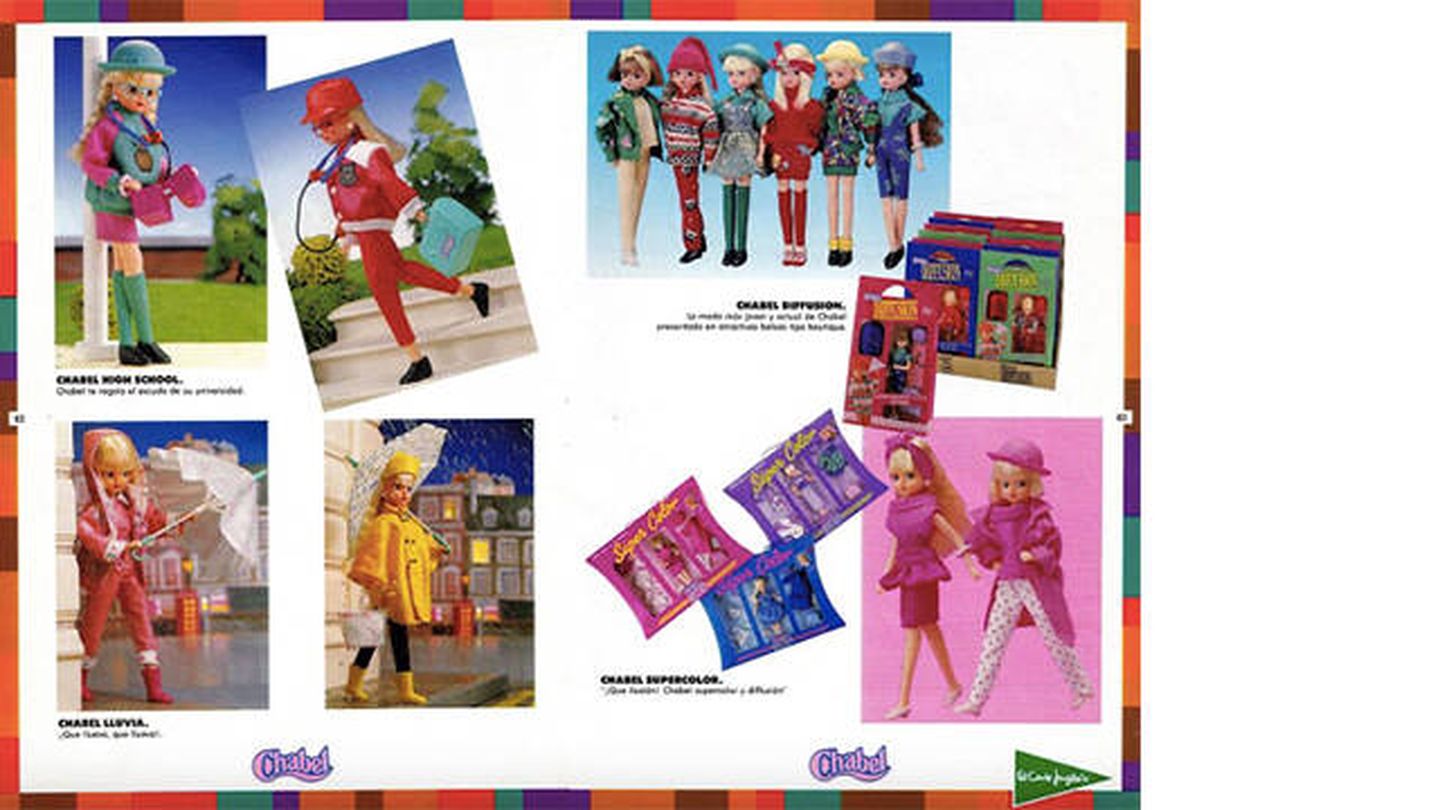 La muñeca Chabel desató pasiones en las niñas de hace 30 años (El Corte Inglés)