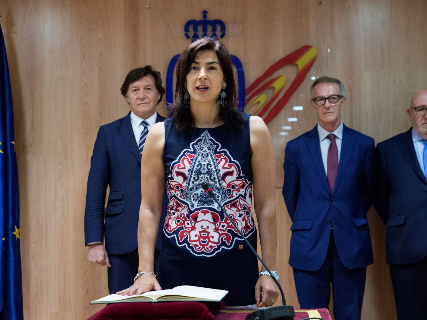 María José Rienda juró su cargo como presidenta del Consejo Superior de Deportes. (EFE)