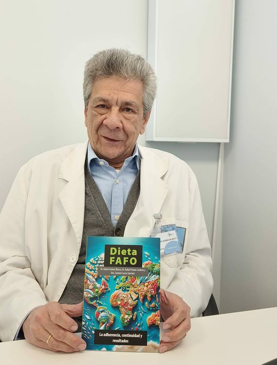Rafael Gómez es el primer autor de la 'Guía de la dieta FAFO'. (cedida)