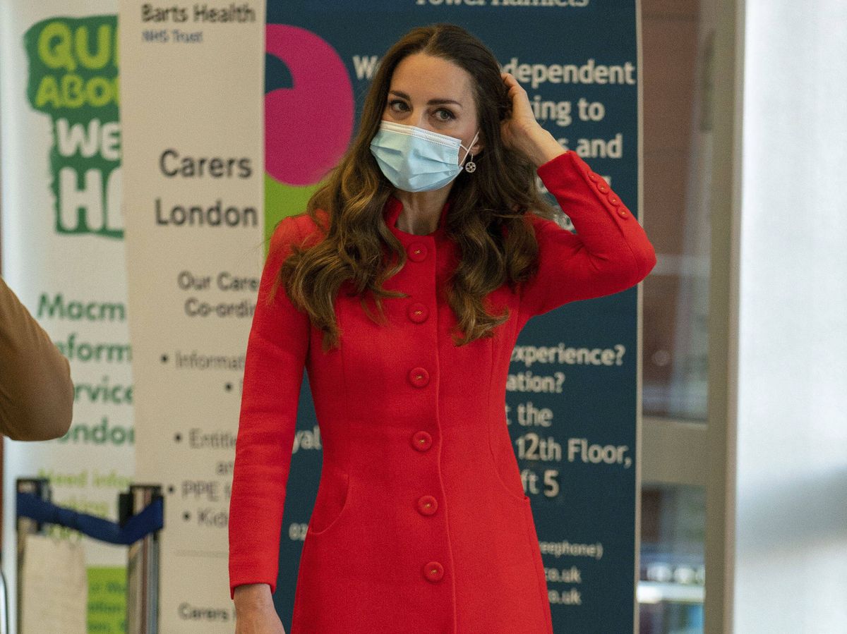 Foto: Kate Middleton, en el Royal London Hospital. (Gtres)