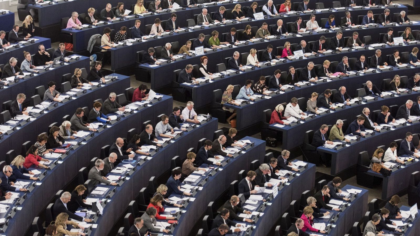 Foto: Sesión del Parlamento Europeo.