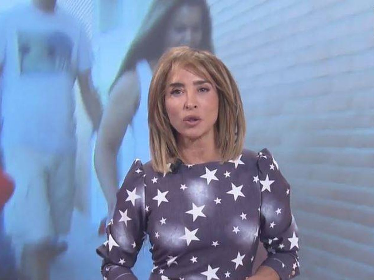 Foto: María Patiño, presentadora de 'Socialité'. (Telecinco)