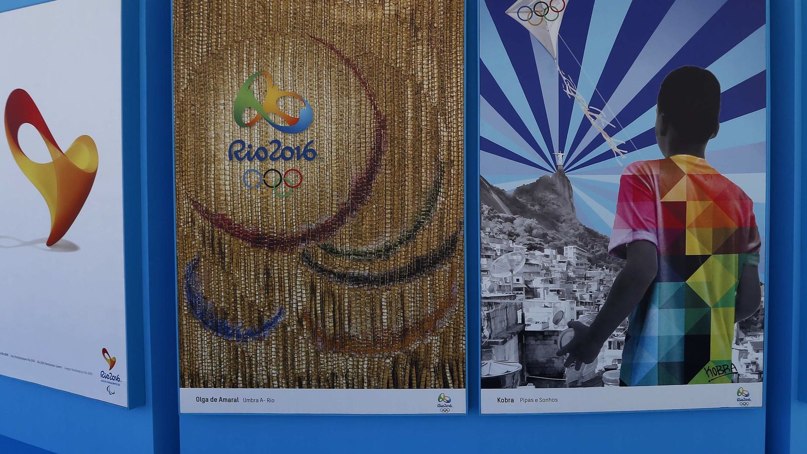 Foto: Brasil presenta los posters oficiales de los Juegos 2016 (EFE)