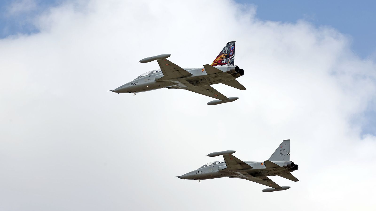 Un avión de combate español de la OTAN derriba un dron que violaba el espacio aéreo de Rumanía