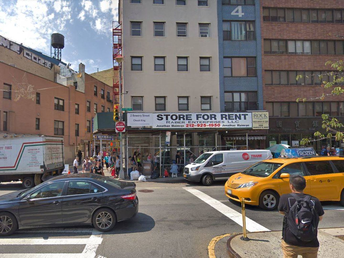 Esquina entre Bower y Doyers St. en el distrito de Manhattan, en Nueva York, donde encontraron el cuerpo de una de las víctimas. (Google Maps)