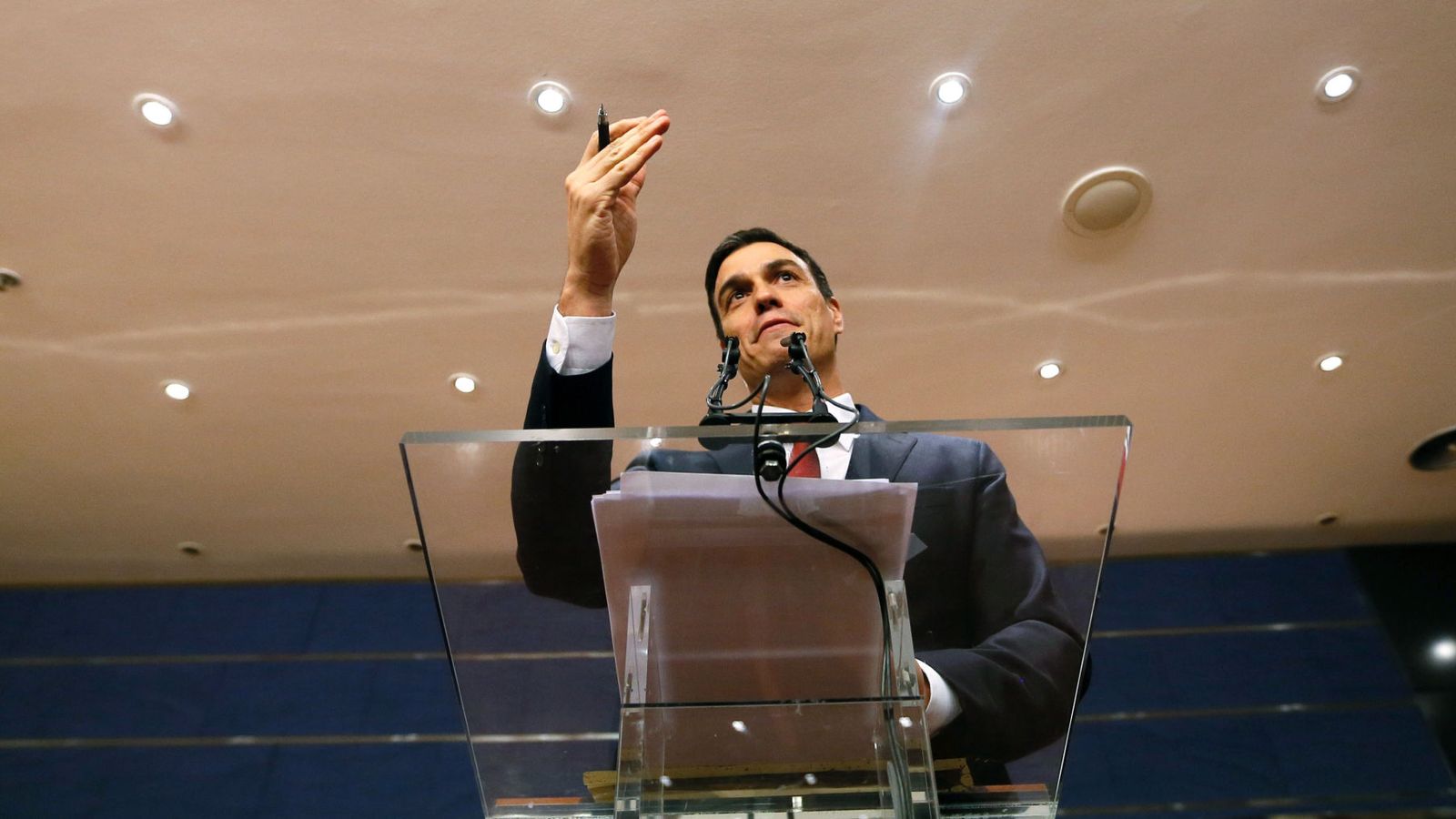 Foto: Pedro Sánchez, el pasado día 2, en rueda de prensa en el Congreso. (EFE)