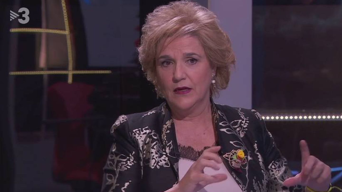 Pilar Rahola, en 'Preguntes freqüents'. (TV3).