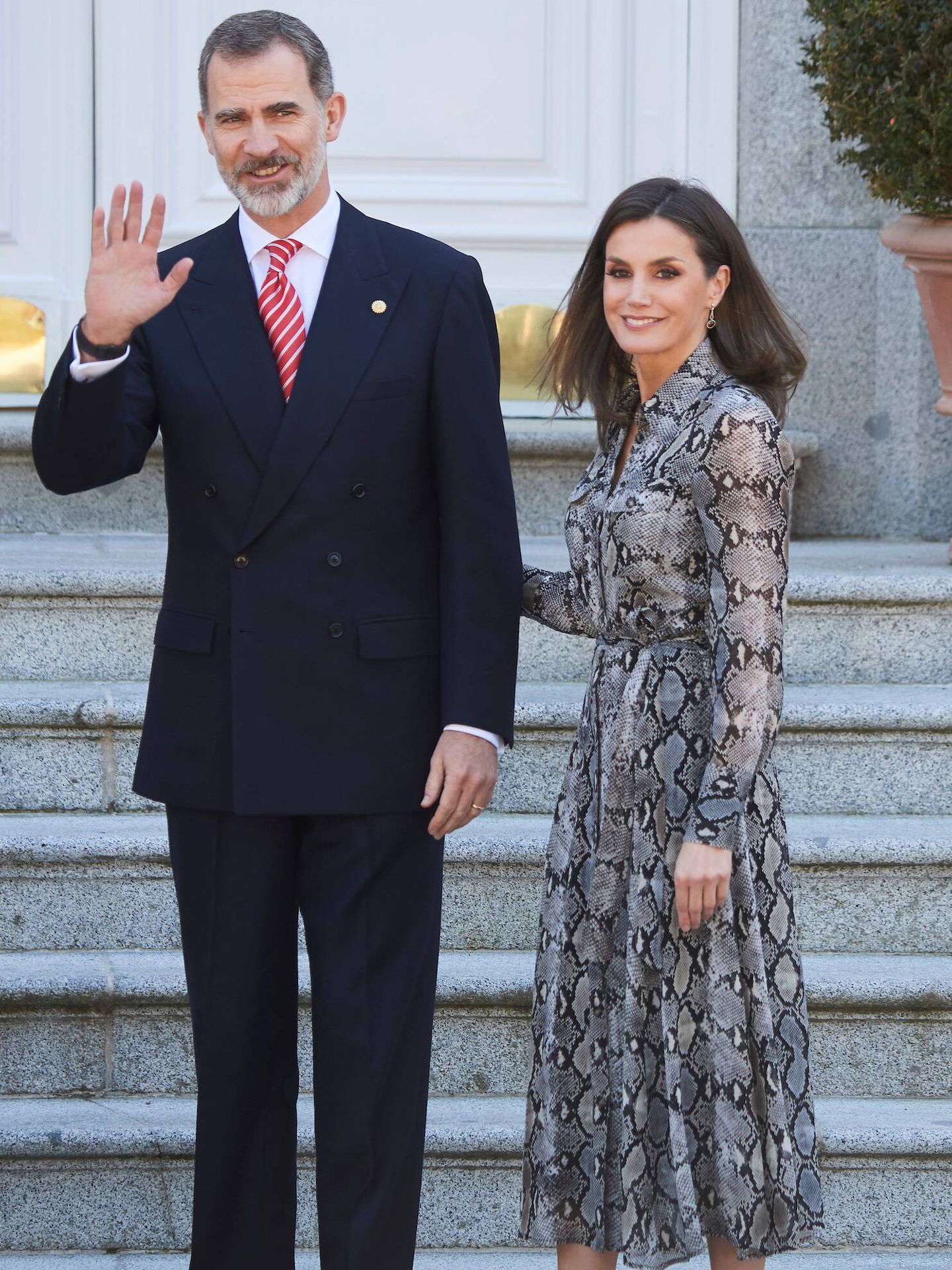 La Reina, con vestido de Massimo Dutti. (LP)