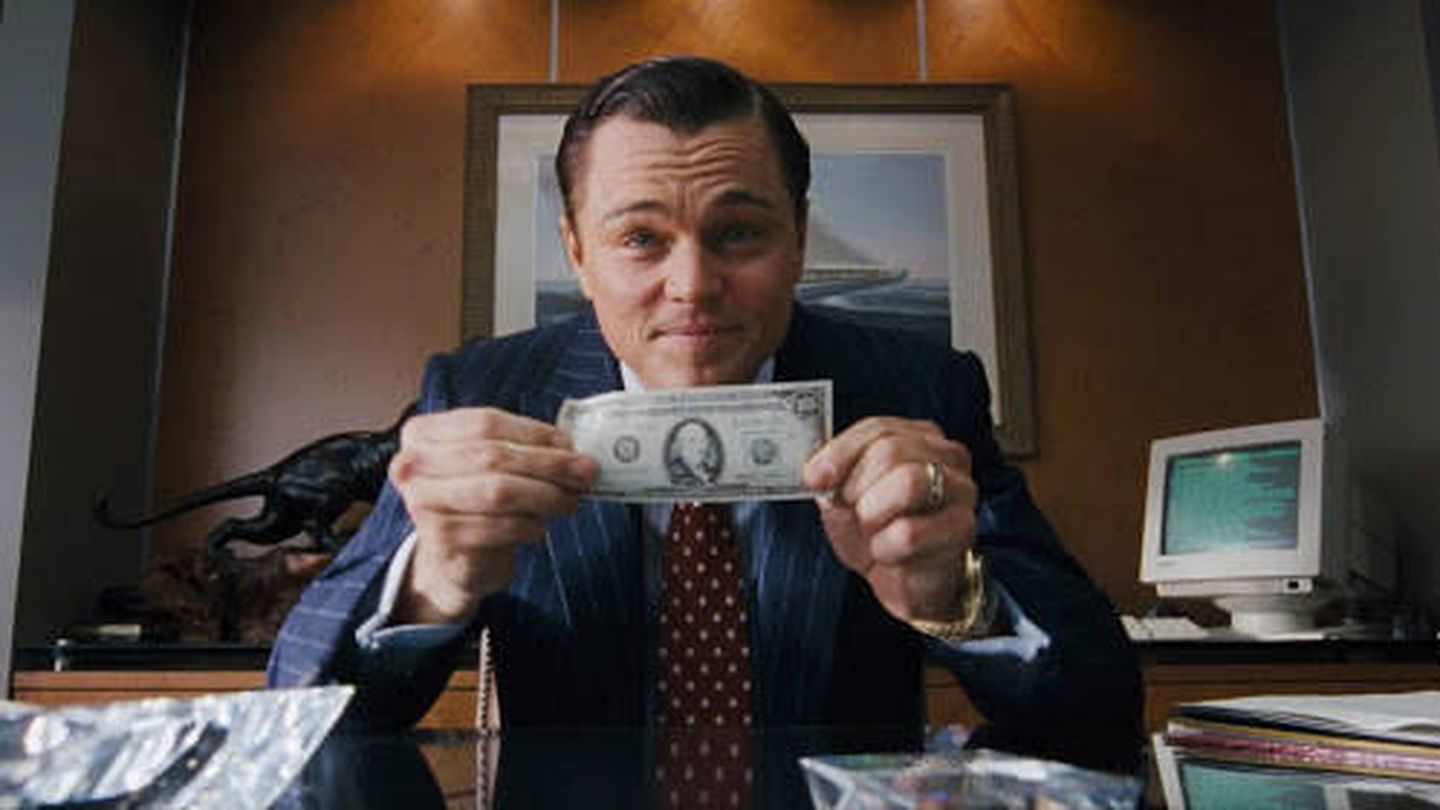Leonardo DiCaprio, en 'El lobo de Wall Street'. 