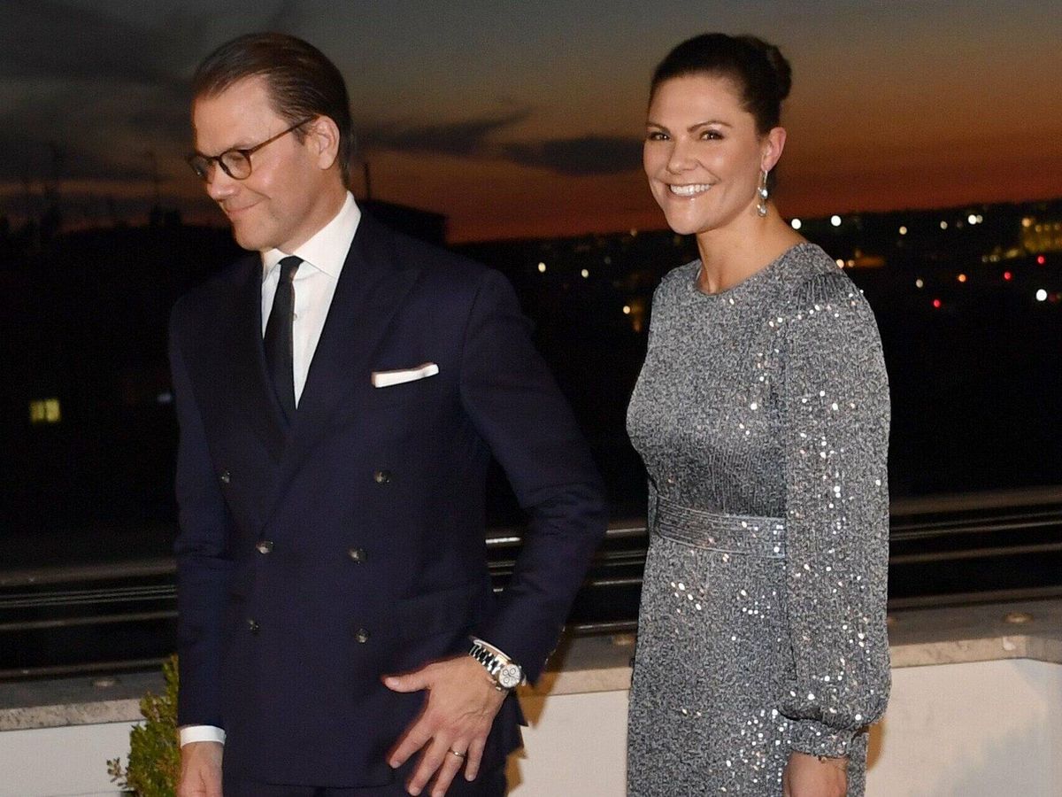 Foto: La princesa Victoria y Daniel, en Roma. (CP)