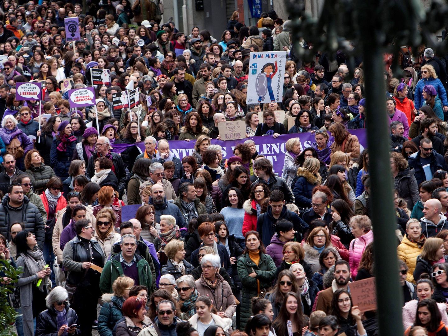 Horario y recorrido de la manifestación del 8M 2024 en Vigo