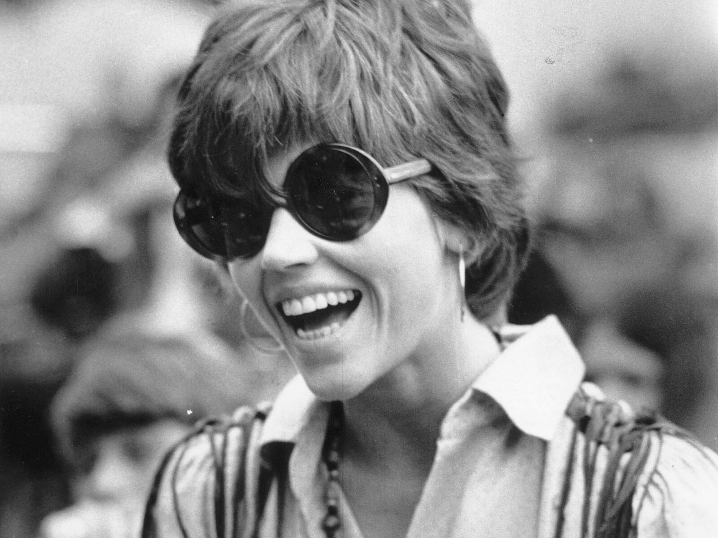  Jane Fonda fotografiada en 1969 .(Getty/Express/Norman Potter)