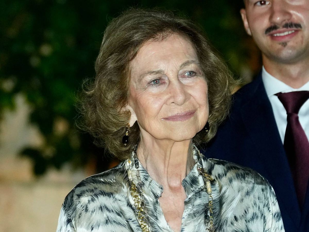 Foto: La reina Sofía, este jueves en Marivent. (Limited Pictuires)