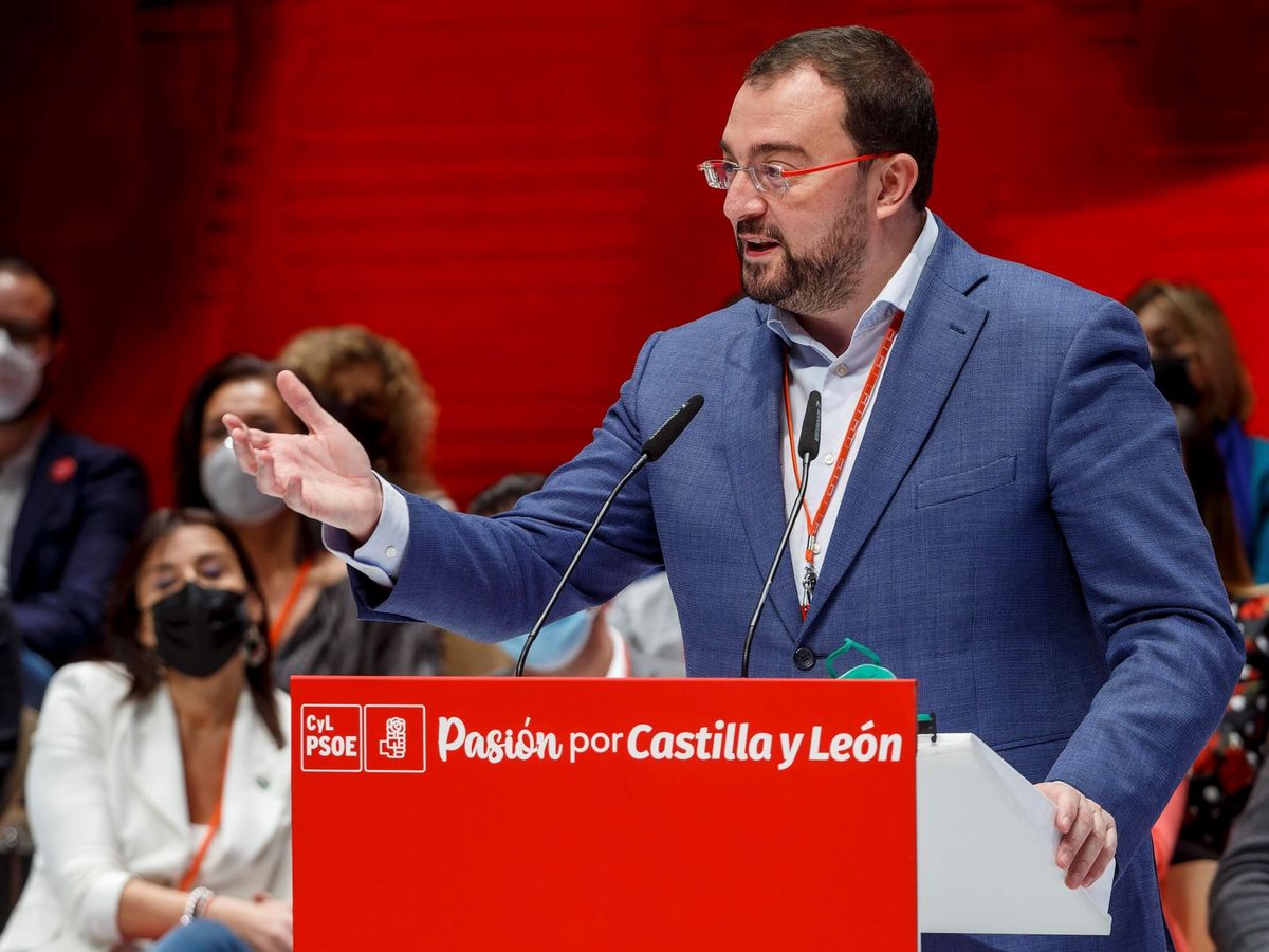 Foto: El presidente de Asturias, Adrián Barbón. (EFE/Santi Otero)