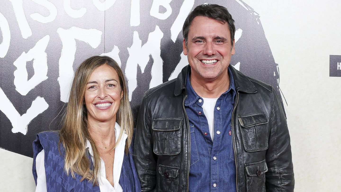 María Amores y Ion Aramendi posan en el estreno de la película de Locomía en Madrid. (Gtres)