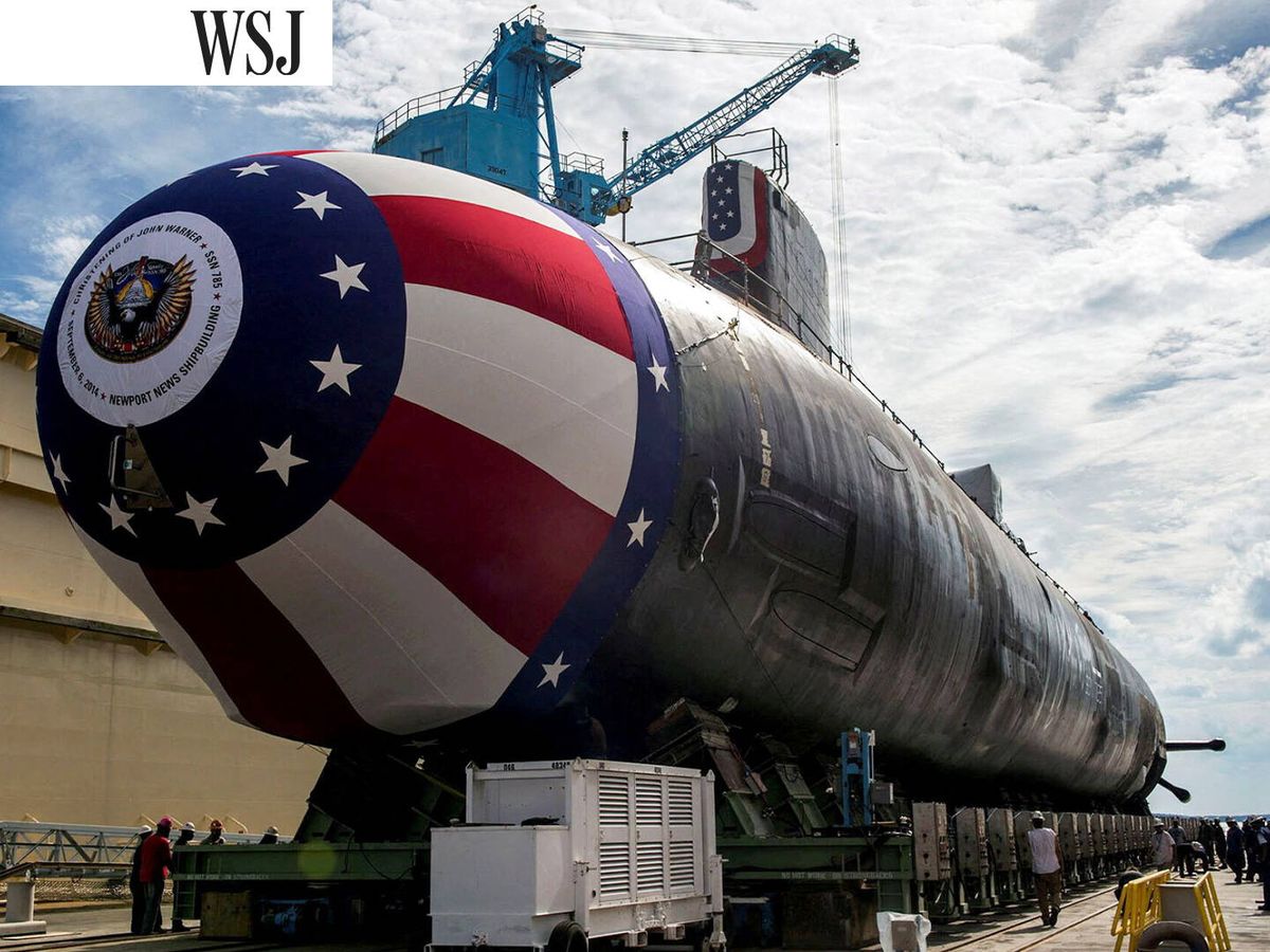 Foto: Imagen de archivo del submarino SSN 785 estadounidense en Virginia, 2014. (Reuters/John Warner)