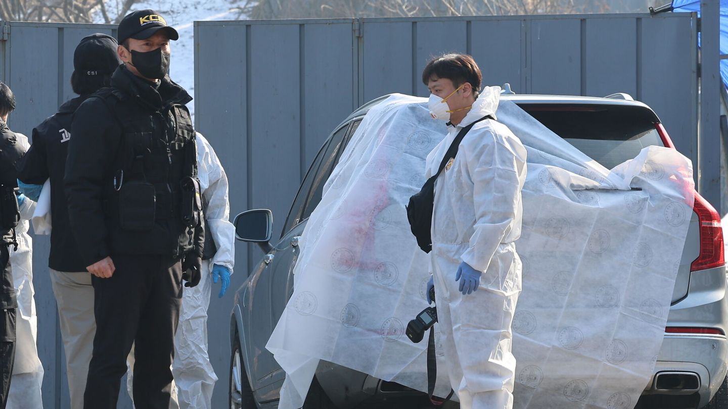 El actor Lee Sun-kyun era encontrado en este vehículo muerto en Seúl. (EFE/Yonhap)
