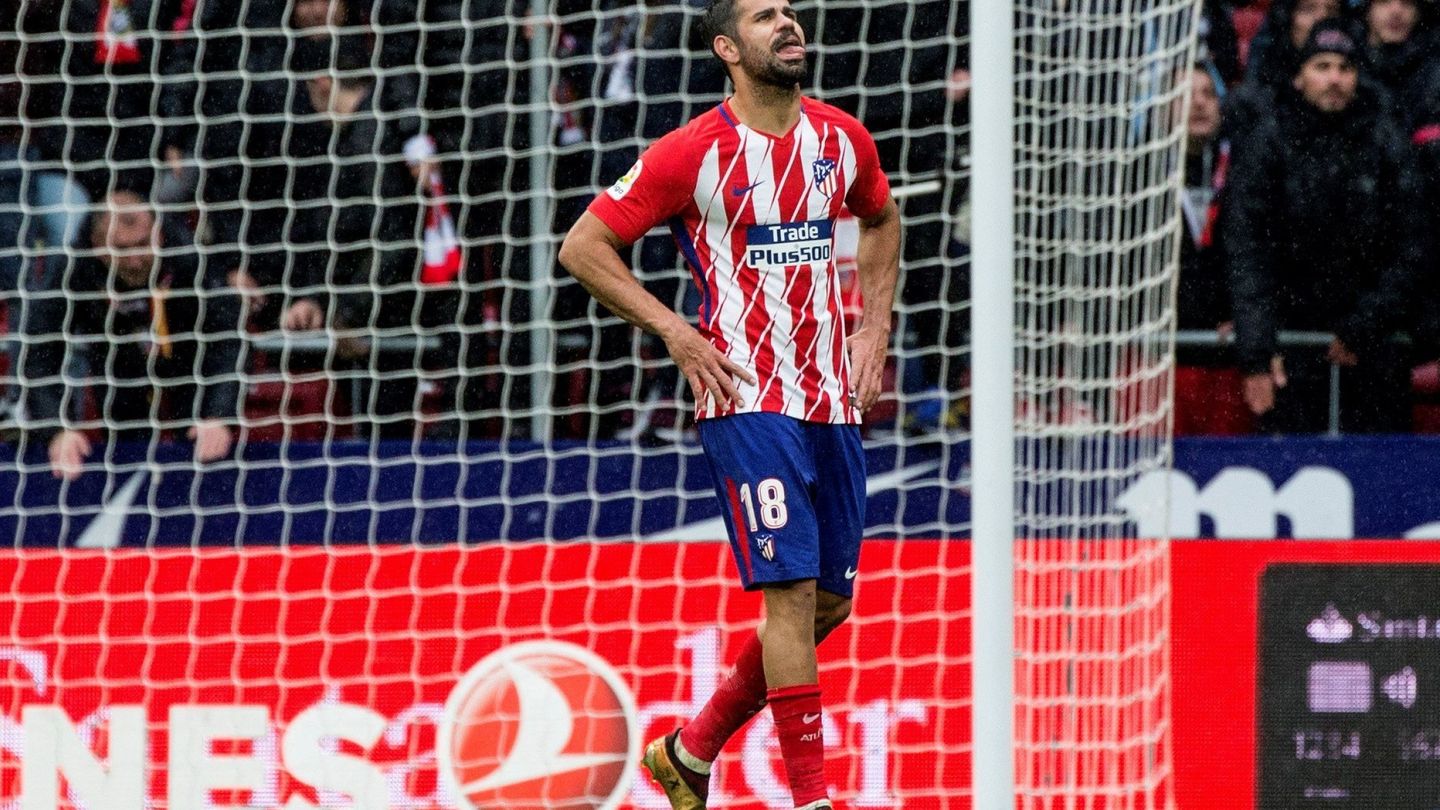 Diego Costa marcó su primer gol en Liga. (EFE)