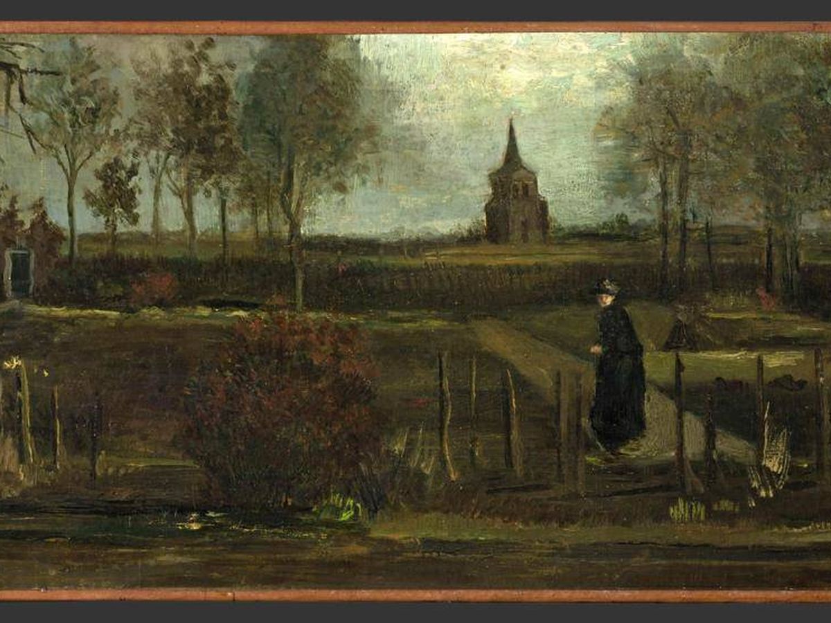 Foto: 'Spring garden', de Van Gogh, el cuadro sustraído