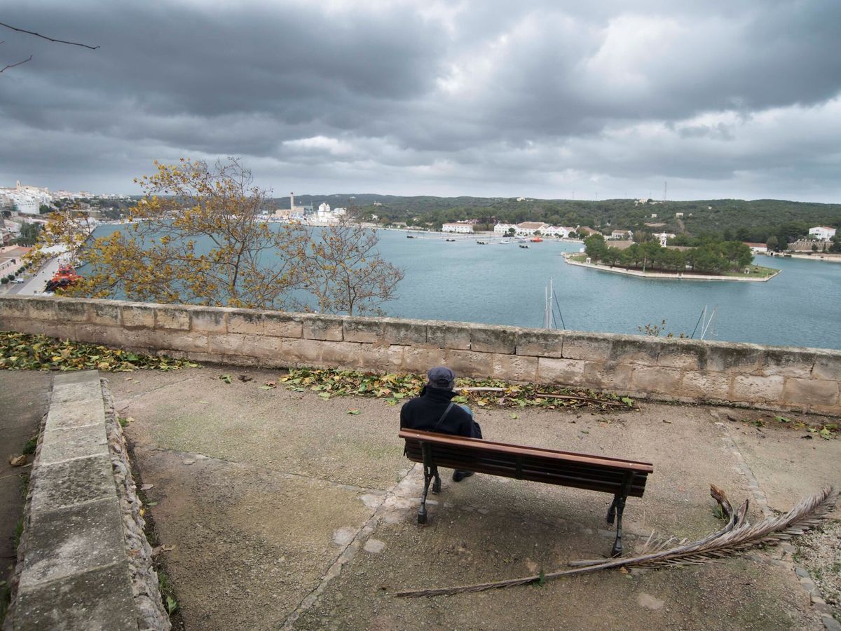 Foto: Borrasca Blas en Menorca. (EFE/David Arquimbau Sintes)