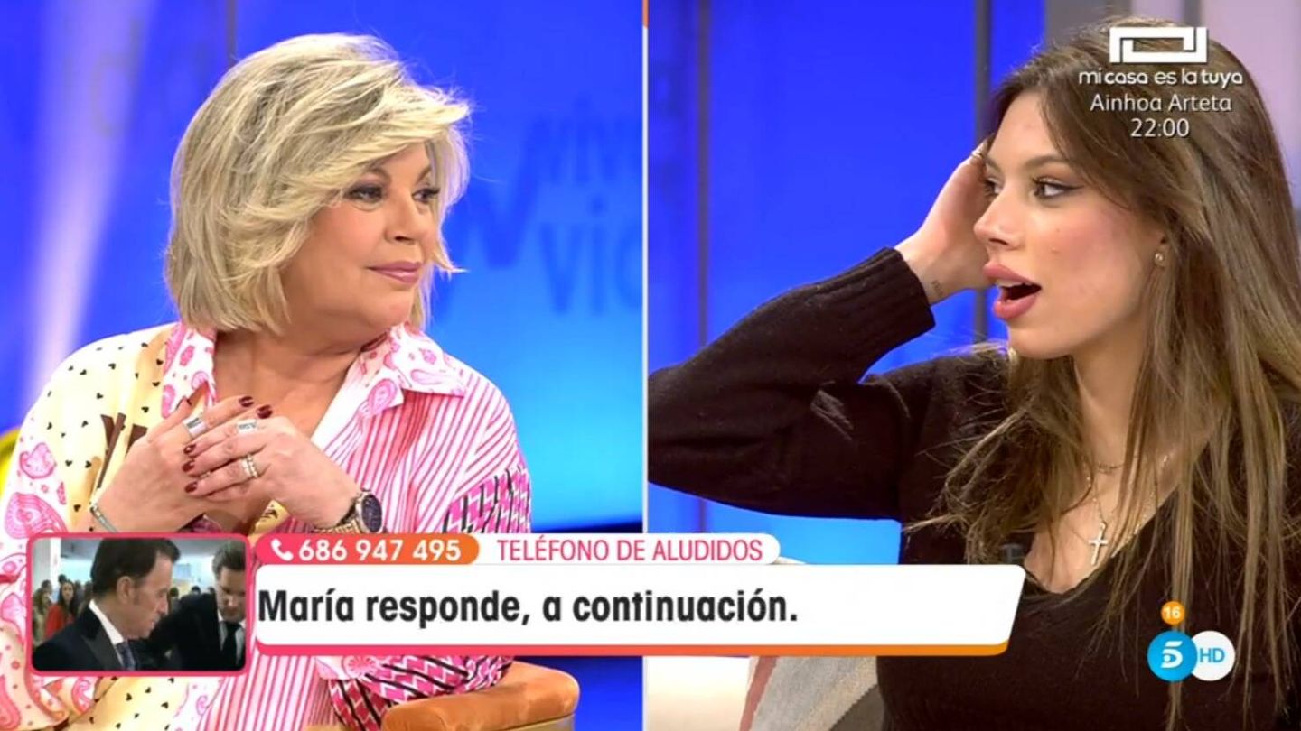 Terelu Campos y Alejandra Rubio en 'Viva la vida'. (Mediaset España)