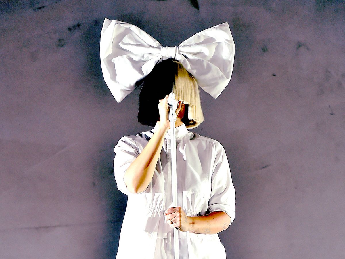 Foto:  Sia, en Coachella. (Getty)