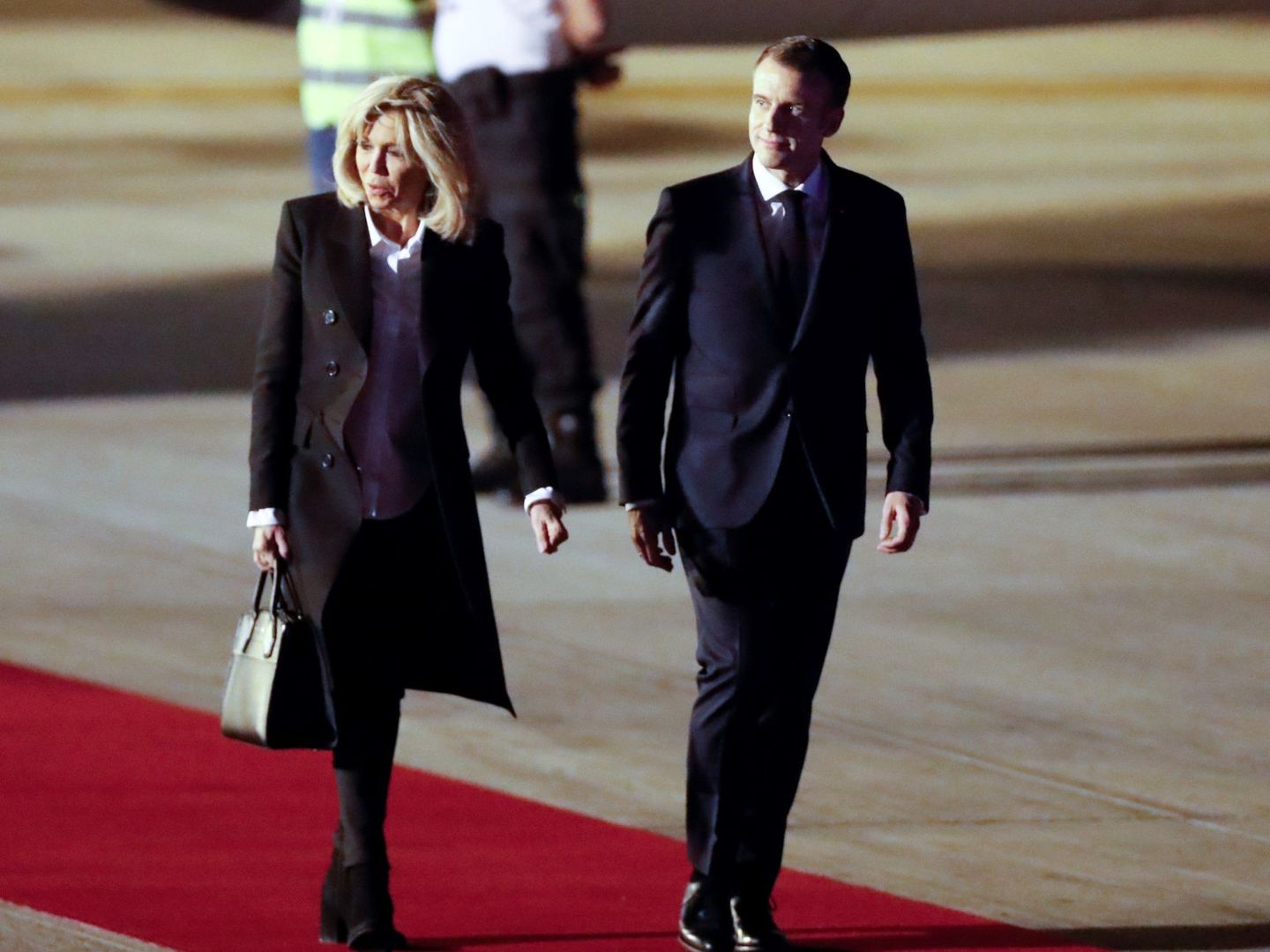 El matrimonio Macron en la cumbre del G-20. (EFE)