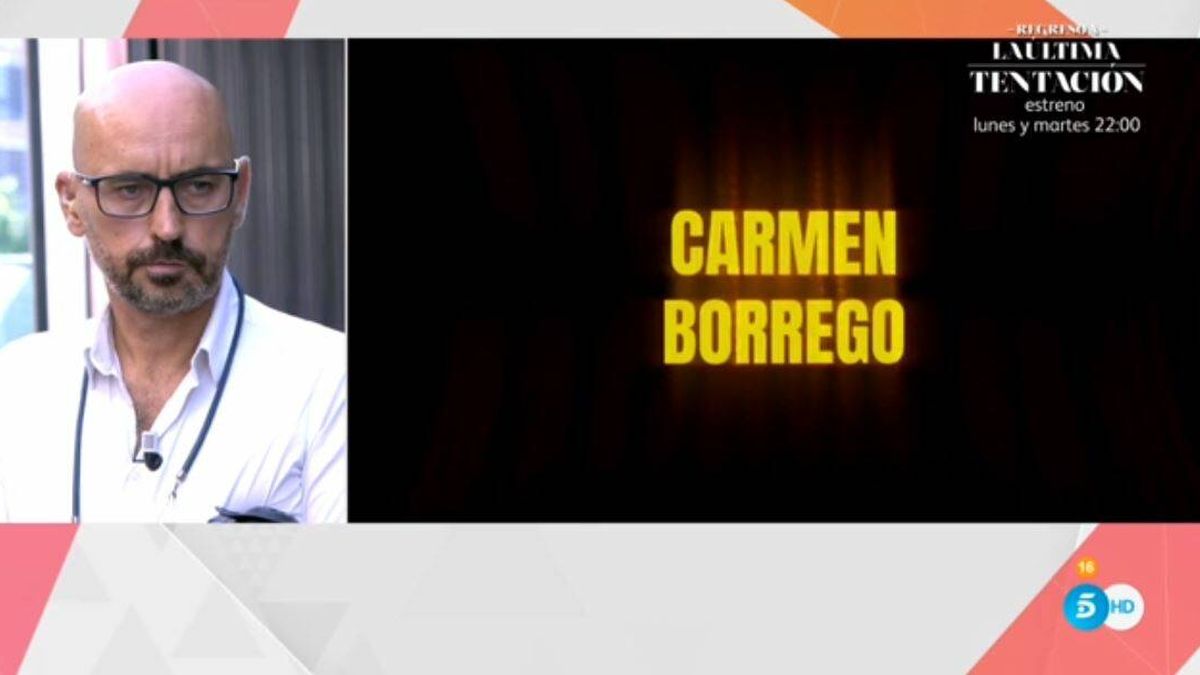 Vuelve a 'Viva la vida' Diego Arrabal, el azote de Carmen Borrego: "Va directa al matadero"