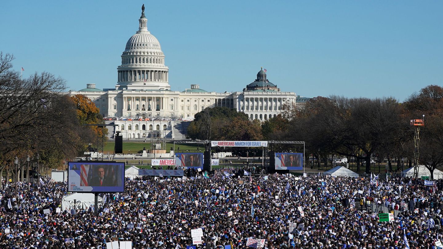 La protesta cubrió gran parte de la explanada del National Mall, en Washington. (REUTERS / Elizabeth Franz)