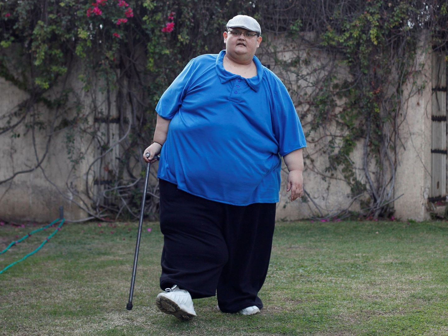 Juan Pedro Franco pasó de casi 600 kilos a poco más de 200 (EFE/Francisco Guasco)