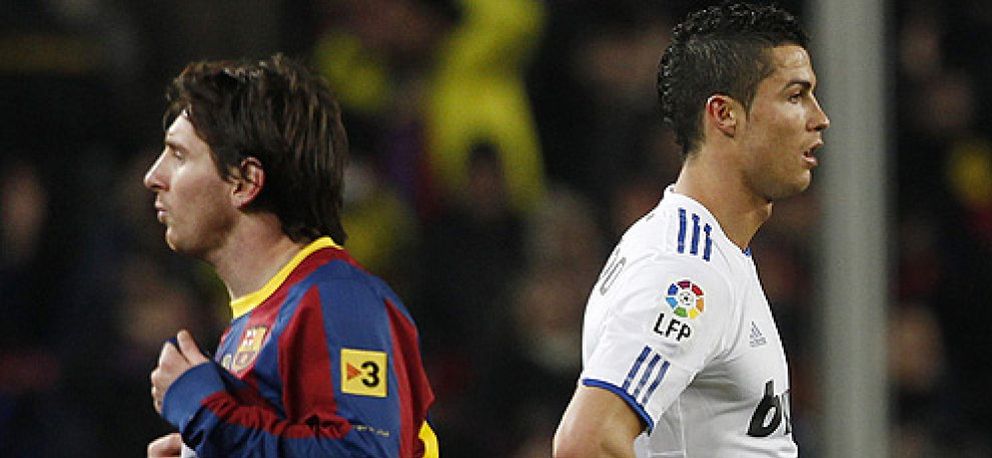 Foto: Cristiano Ronaldo y Messi, dos genios antagónicos que dominan la Liga