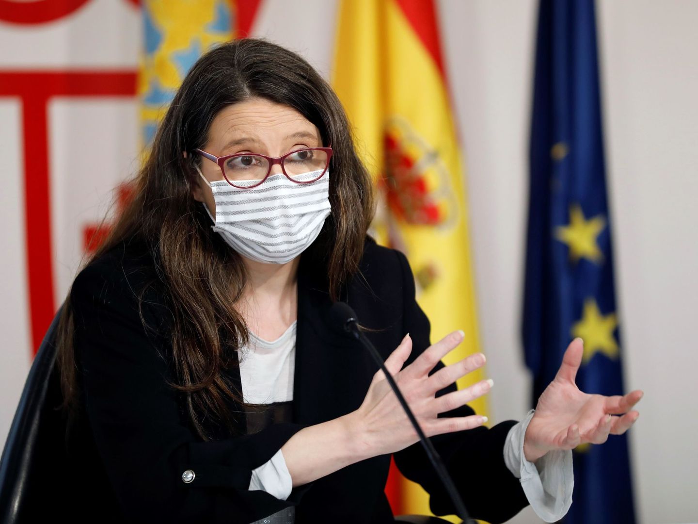 La actual vicepresidenta y Portavoz del Gobierno valenciano, Mónica Oltra, en una imagen reciente. (EFE)