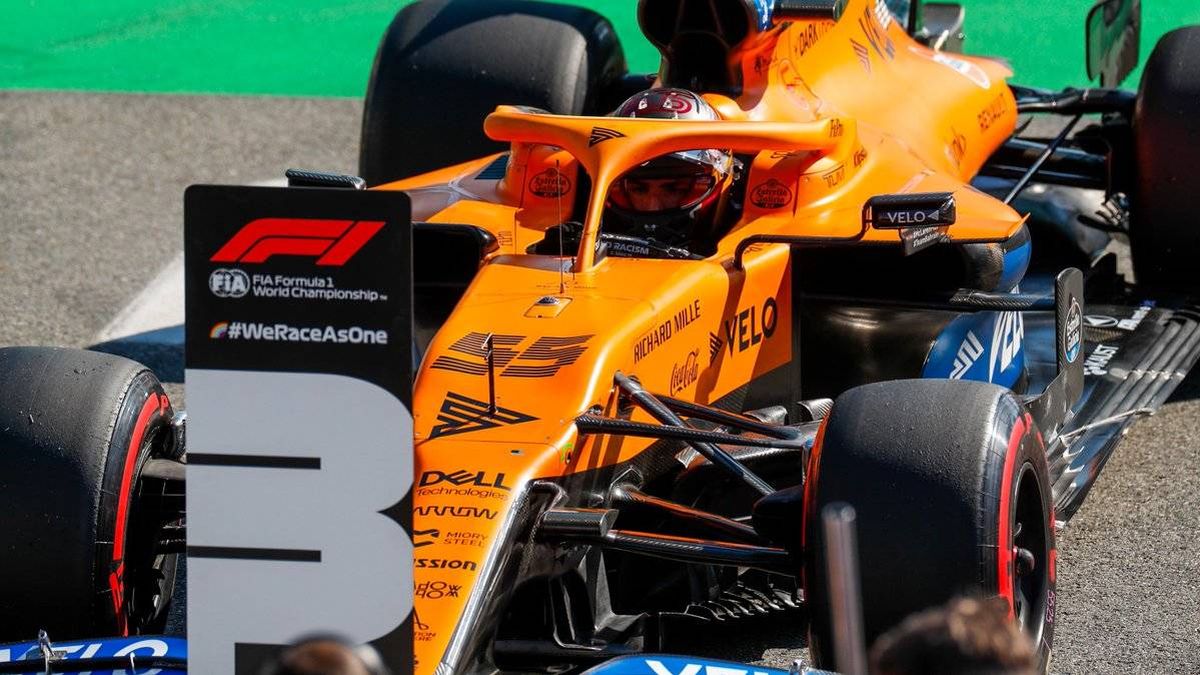 La mirada de Carlos Sainz que presagiaba el gran 'chute' de adrenalina en Monza