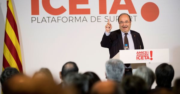 Foto: El líder del PSC, Miquel Iceta, en un acto en Barcelona. (EFE)