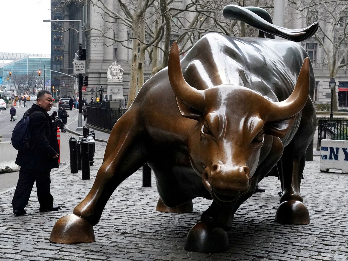 Foto: El toro de Wall Street. (Reuters/Carlo Allegri)