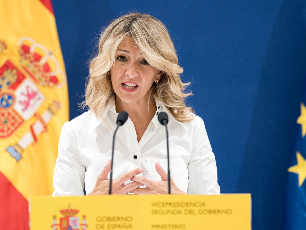 Foto: La vicepresidenta y ministra de Trabajo, Yolanda Díaz. (Europa Press/Diego Radamés)