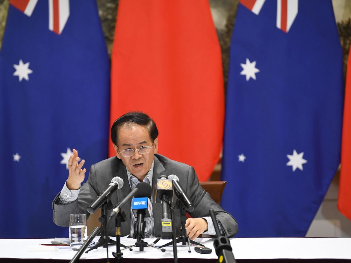 Foto: El embajador de China en Australia, Cheng Jingey. (Efe)