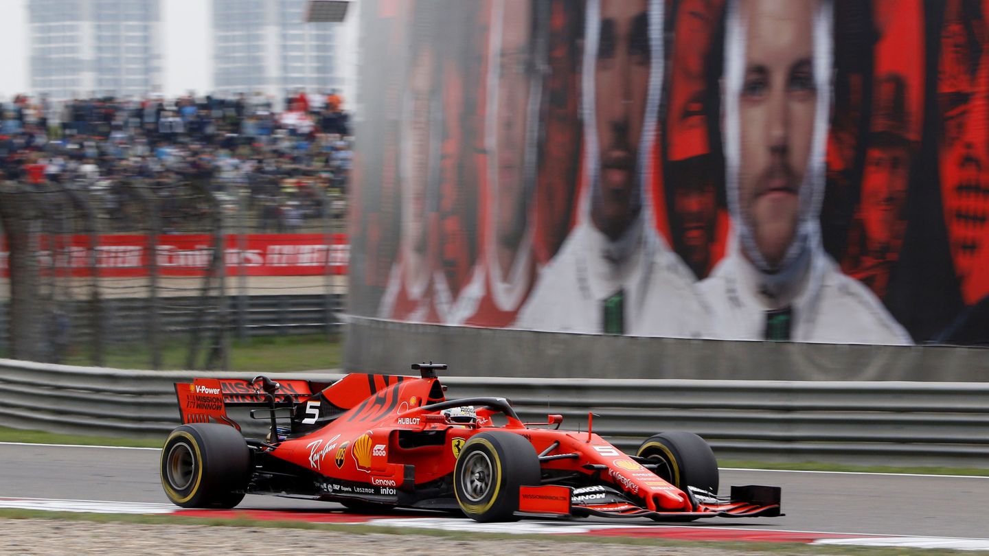 Sebastian Vettel durante el Gran Premio de China. (Reuters)
