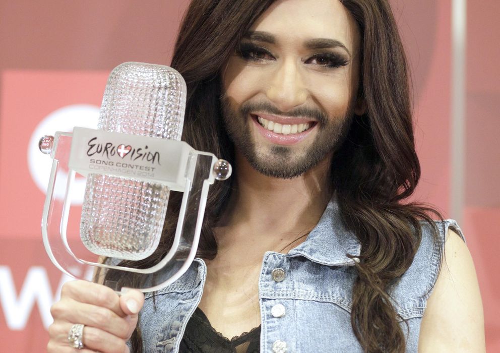 Foto: Conchita Wurst, ganadora en Eurovisión. (EFE)