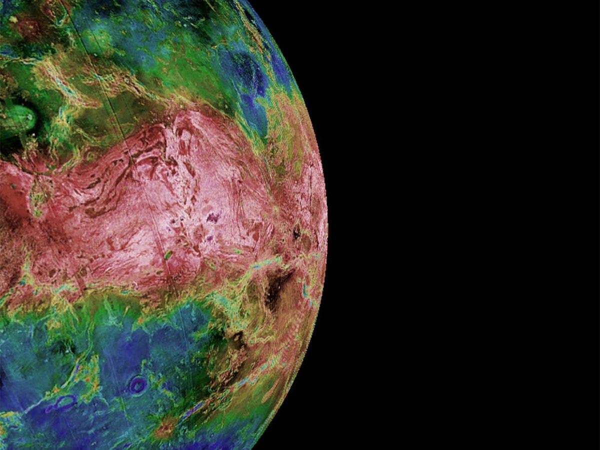 Foto: Unas asombrosas imágenes de Venus revelan nuevos datos sobre su superficie (NASA)