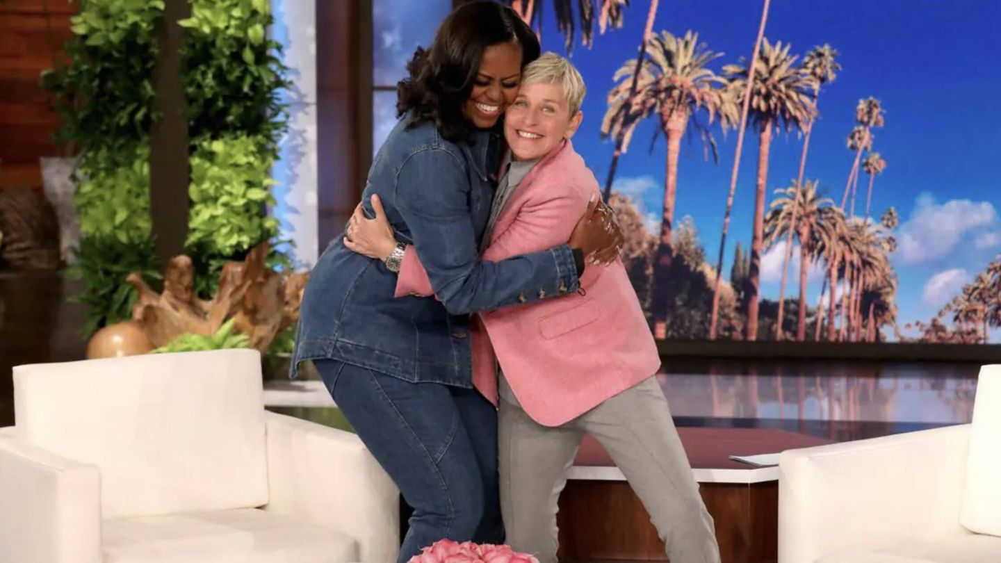 Michelle Obama y Ellen DeGeneres. (Cortesía)