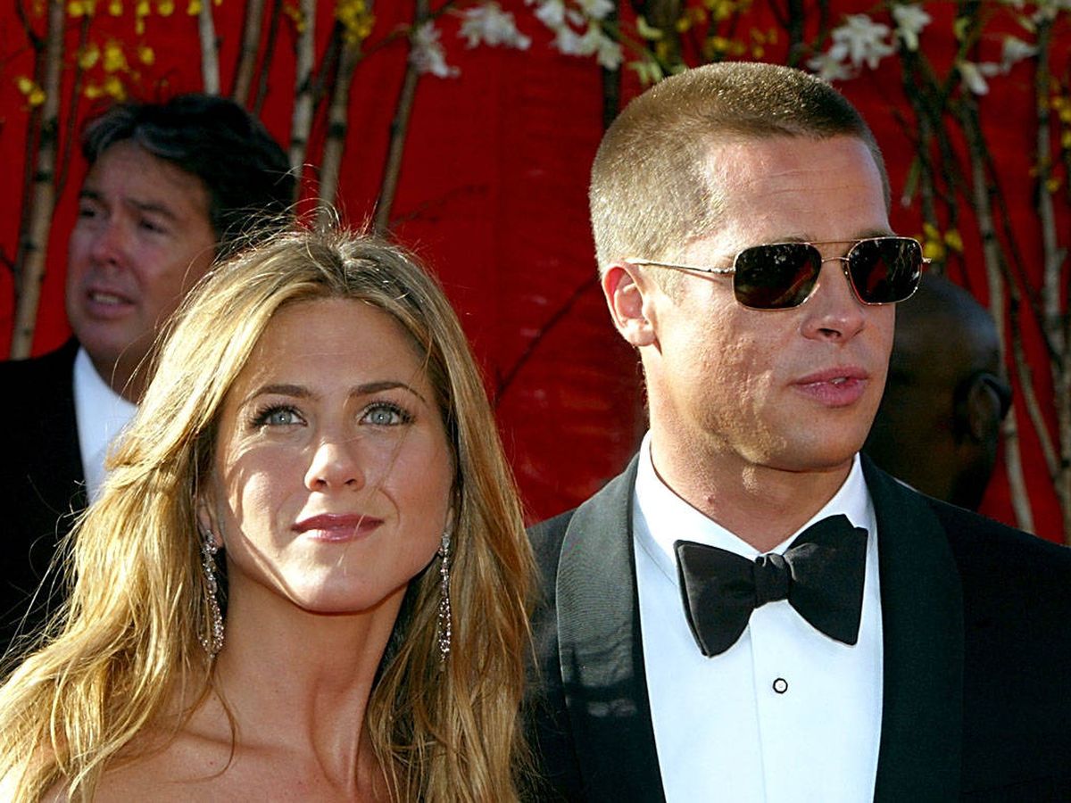 Foto: Jennifer Aniston y Brad Pitt, en una imagen de 2004. (Getty)