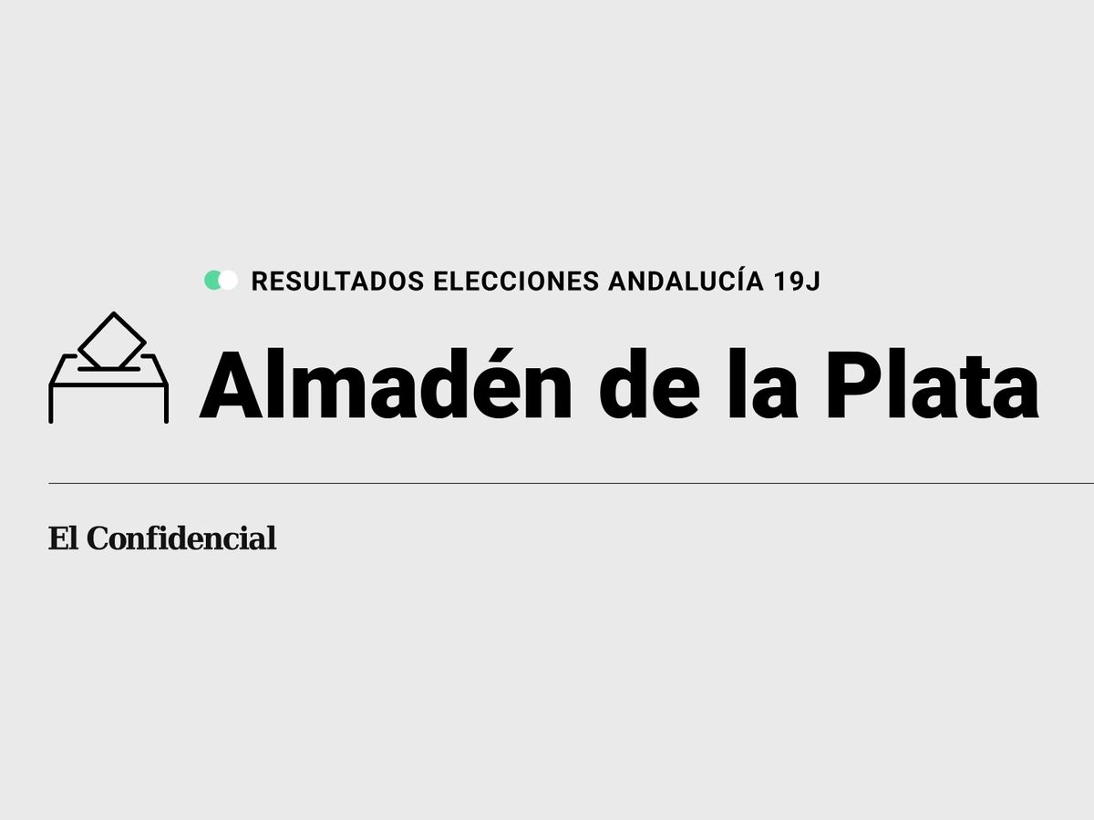 Foto: Resultados en Almadén de la Plata, Sevilla, de las elecciones de Andalucía 2022 este 19-J (C.C./Diseño EC)
