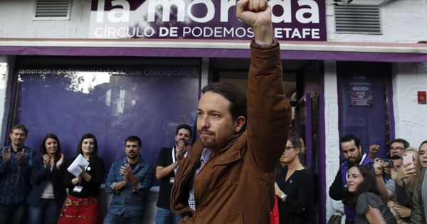 Foto: El secretario general de Podemos, Pablo Iglesias, a su llegada a un acto del partido en Getafe la pasada semana. (EFE)