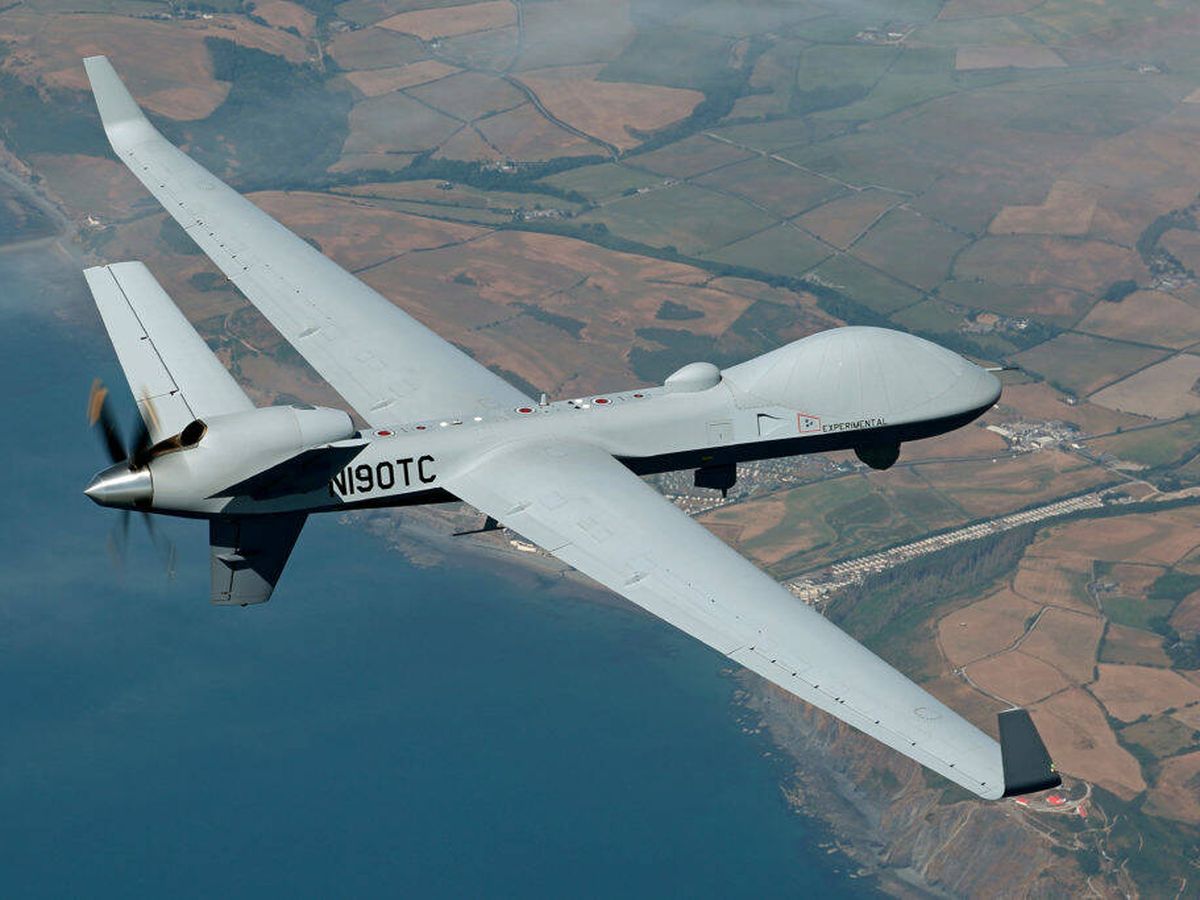Foto: El dron Skyguardian (GA-ASI).
