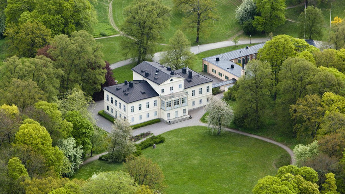 Vista general del palacio de Haga. (Klas Sjöberg / Casa Real de Suecia)