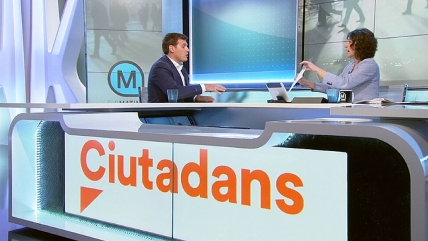 Albert Rivera y Lídia Heredia , en TV3.